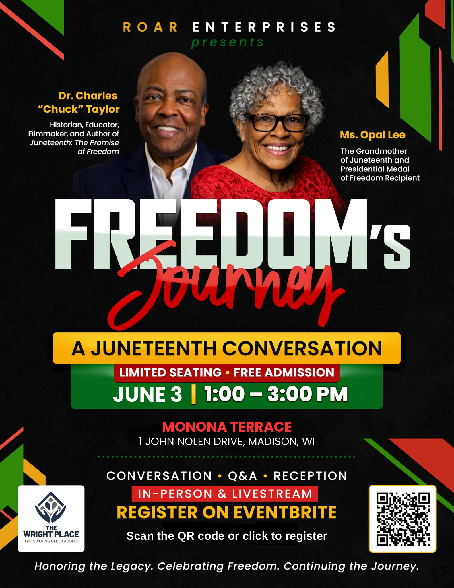 Freedom's Journey Event Flyer